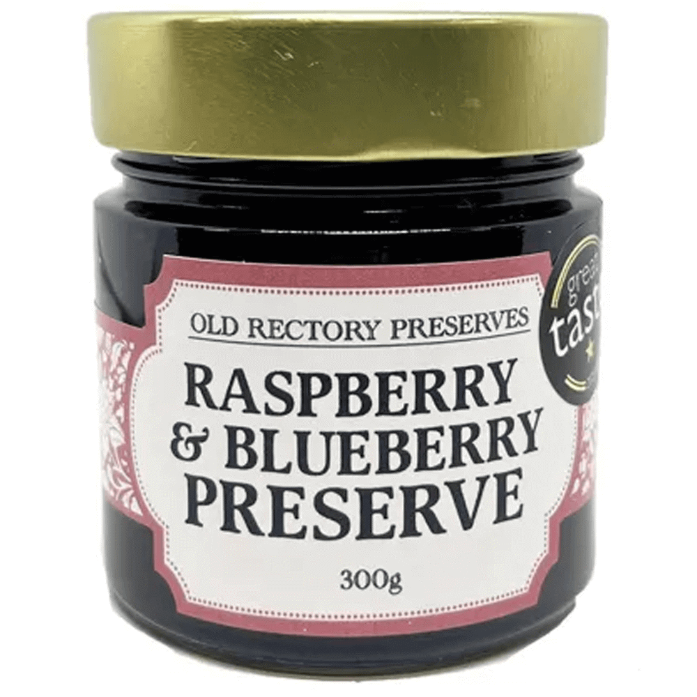 Old Rectory Raspberry & Blueberry Sweet Preserve 300g